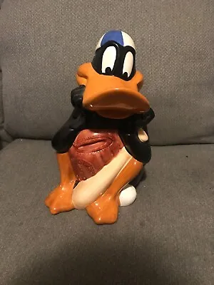 1993 Warner Bros.   Looney Tunes Daffy Duck Baseball  Cookie Jar Used • $25