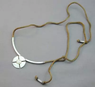 Unusual Sterling & Gold Maltese Crusader Cross Necklace Artisan • $29.99