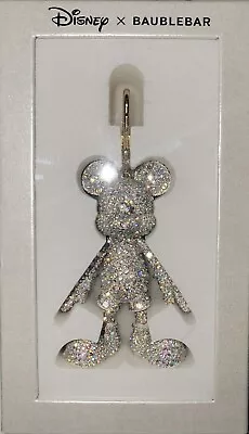 BRAND NEW DISNEY X BAUBLEBAR Mickey Mouse Bag Enamel Charm CRYSTAL • $49.99