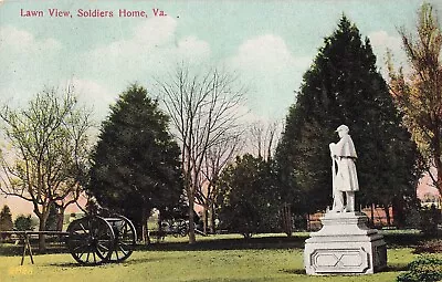 Hampton Virginia Postcard Confederate Monument Soldiers Home  C 1910  C7 • $9.99