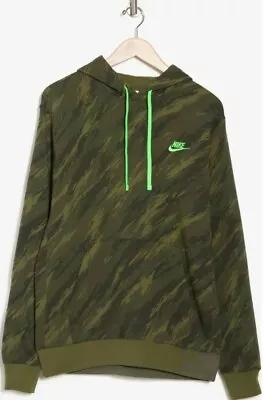 Nike Sportswear Club Camo Hoodie DD5126-326 Men's XL  • $40.19