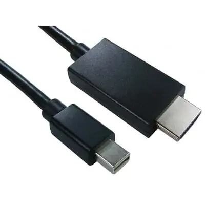 1m Mini DisplayPort To HDMI Cable Male To Male Monitor Converter Lead DP • £7.29
