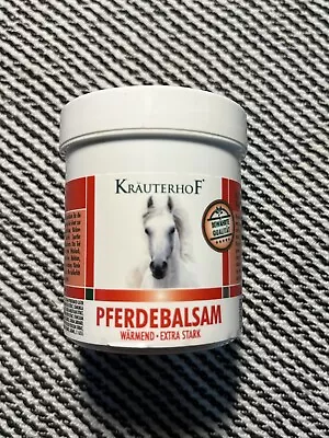 Krauterhof Pferdebalsam Gel Balm With Strong Warming Effect 100 Ml UK • £6.99
