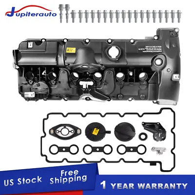 Engine Valve Cover W/ Gasket + Bolts For BMW E70 X5 E85 Z4 E90 328xi E82 • $72.95