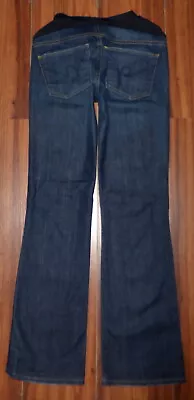 $12.99 • Buy Citizens Of Humanity Kelly Full Panel Maternity Bootcut Dark Stretch Jeans 26x31