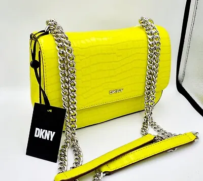 £90 • Buy Dkny New Croc Shoulder Bag