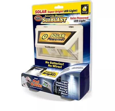Atomic Beam SunBlast Motion Activated Solar Powered LED Light By BulbHead NEW • $37.99