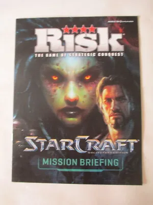 $7.99 • Buy Risk Starcraft Board Game Mission Briefing Replacement Part