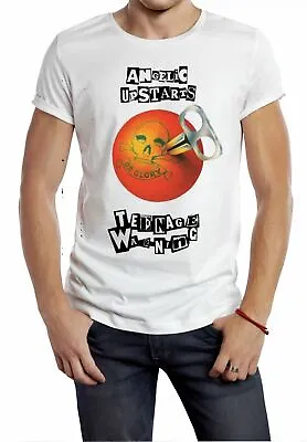 Angelic Upstarts T-shirt Teenage Warning Punk Rock 1977 Skins White Retro 70s • £5.99