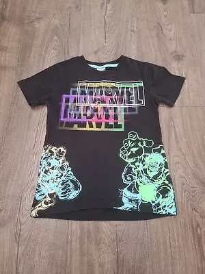 Boys Next Black Marvel T-shirt Age 4 Years (104cm) In VGC  • £1.49