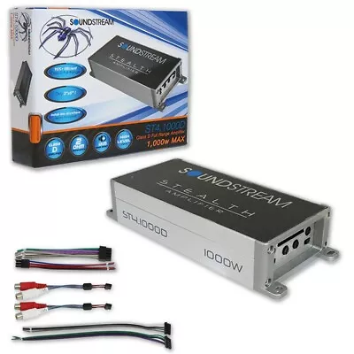 New Soundstream Small 4-channel Car Motorcycle Amp Amplifier 90w Rms • $124.99