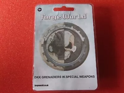 Warhammer 40k Forgeworld DKK Death Korps Of Krieg Grenadier With Special Weapons • $149.29