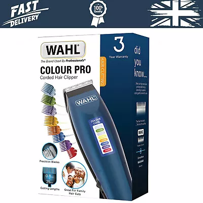 WAHL Professional Hair Clippers Trimmer Corded Electric Men's Head Shaver Set HQ • £23.75