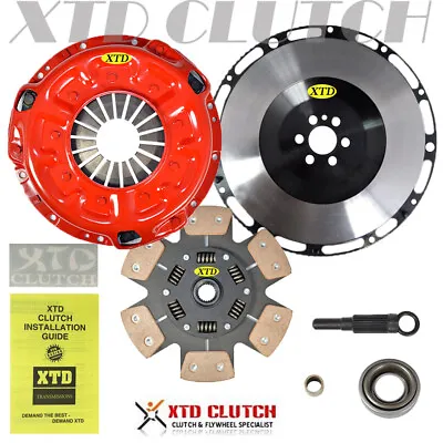 Xtd Stage 3 Clutch & Chromemoly Flywheel Kit Fits Nissan Rb20det Rb25det Skyline • $198.43