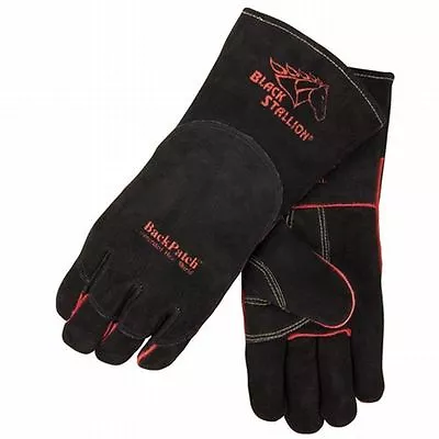 $16 • Buy Black Stallion Select Shoulder Split Welding Gloves W/Back Patch X Large