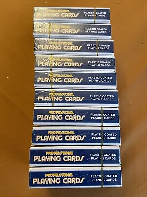 10 Packs Of Professional Playing Cards • £10