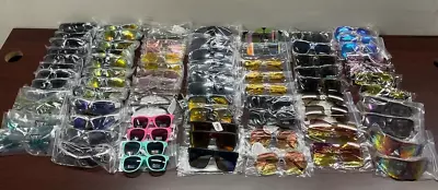 Wholesale Lot Of 78 Pieces Of Sunglasses For Mens Womens Unisex Kids Retro New • $29.95