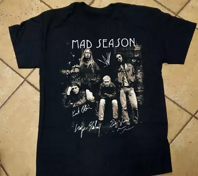 Mad Season Band Rock Tour Signature Members T-Shirt All Size S-5XL CS76 • $19.94