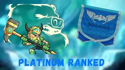 Brawlhalla Platinum Accounts (Fresh 1600 Elo) • $10.99