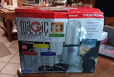 The Original Magic Bullet Express 17 Piece Set High Speed Blender NEW READ! • $29.99