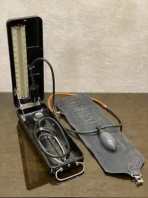 RARE Device Soviet USSR Original TONOMETR (sphygmomanometer) 1960s Carbolit Case • $150