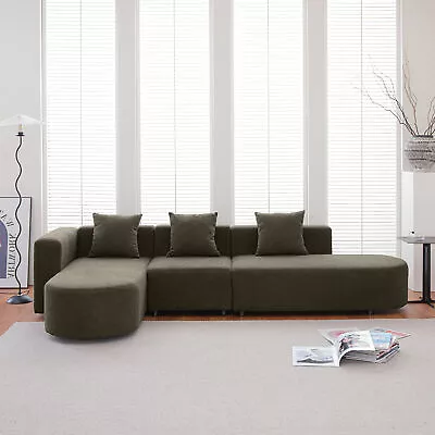 Luxury Living Room L Shape Sofa Modern Style Couch Living Room Upholstery Sofa • $845.09