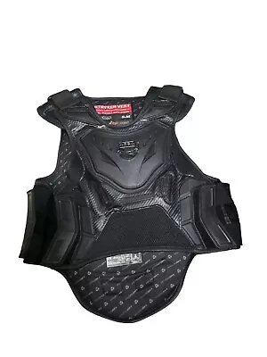 Icon Stryker Series Field Armor Motorcycle Vest Back Armor S/M Black • $49.99