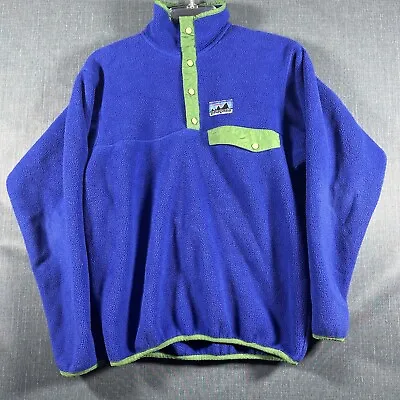 Rare Patagonia Urban Outfitters Blue Fleece Synchilla Mens S Sweater • $22.52