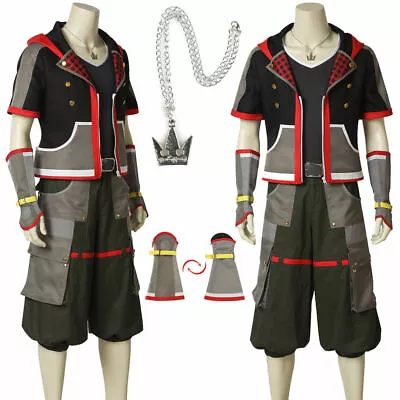 Kingdom Hearts Costume 3 Sora Cosplay Costume Halloween Custom Made Fancy Dress  • $75