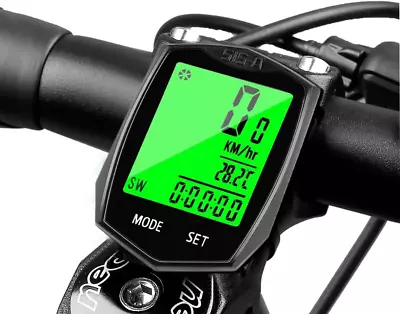 Bike Computer Speedometer Wireless Waterproof Cycling Odometer Smart Sensor Au • $31.24