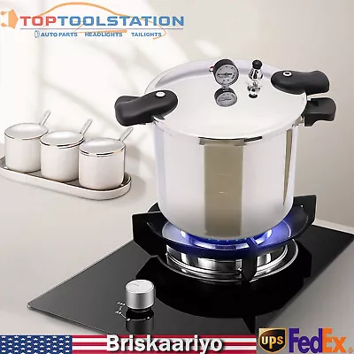 22L/23qt Thickened Explosion-proof Pressure Cooker Kitchen Gas Stove Cooking Pot • $98.80