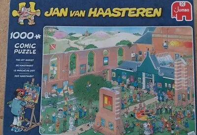 Jan Van Haasteren 1000 Piece Jigsaws Used.  The Art Market  • £2