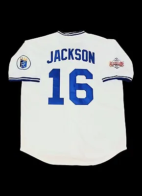 Bo Jackson Jersey Kansas City Royals 1989 All-Star Throwback Stitched NEW SALE! • $82.47