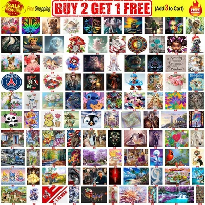 $9.91 • Buy 5D DIY Diamond Painting Embroidery Cross Craft Stitch Arts Kit Mural Home Decor