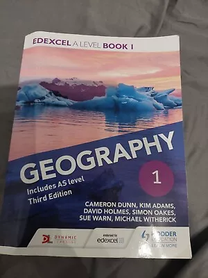 Edexcel A Level Book 1 Geography Includes AS  Level. 3rd Edition • £1.99