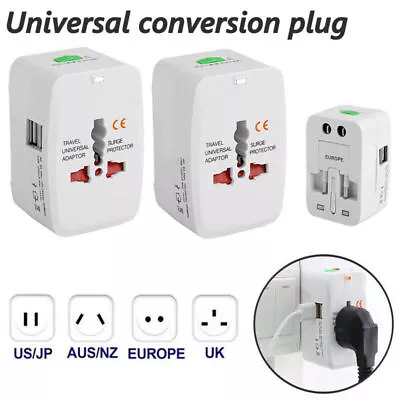 International Universal Travel Power Adapter Convertor Plug Power US/UK/AU/EU AU • $3.59