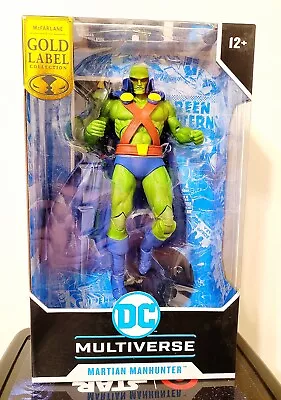 McFarlane Toys Gold Label DC Multiverse Classic Martian Manhunter CHASE Figure • $44.99