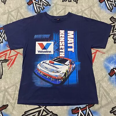 Matt Kenseth 2010 Valvoline Ford Fusion T-Shirt Men's L Rousch-Fenway NASCAR • $19.99