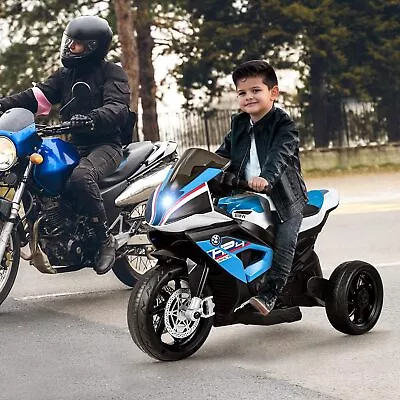 12V Battery Licensed BMW Powered Electric Motorcycle Kids 3 Wheel Ride On Trike • $79.99