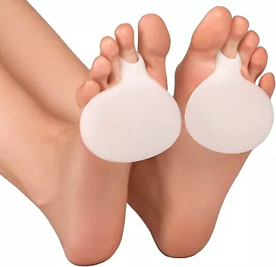 2 X Metatarsal Ball Gel For Foot Pain Cushions Pads Insoles Forefoot Support UK • £2.89