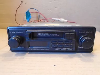 Vintage PIONEER KE-1414 CAR STEREO RADIO CASSETTE PLAYER Radio Works Only • $99.99