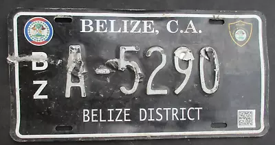 BELIZE DISTRICT BELIZE 2016 Series Commercial Metal License Plate A-5290 - RARE! • $39.99