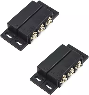 2Sets Magnetic Reed Switch Normally Open Closed NC NO Door Alarm Window Security • $15.28