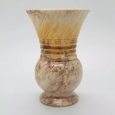 Vintage Falcon Ware England 676 Small Decorative Glazed Vase Marbled Effect • £14.95
