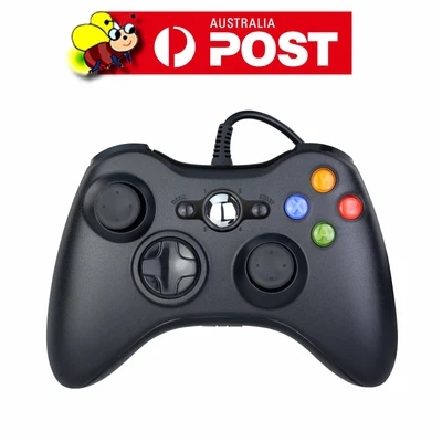 $22.85 • Buy Black Xbox 360 Wired Controller For Windows & Xbox 360 Console PC USB Wired AU