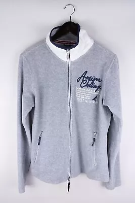 Gaastra Women Fleece Jacket Leisure Outdoor Grey Full Zip Stretch Size XL UK16 • $36.57