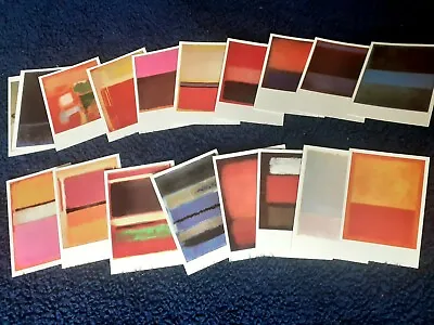 POSTCARD ART Mark Rothko Collection 18 Cards Job Lot Modern Art 1940's  • £74.95