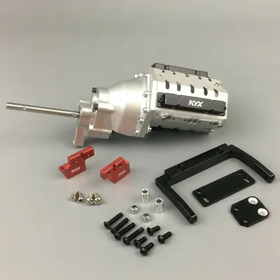 $63.75 • Buy KYX Scale V8 Engine Conversion Kit SCX10 II AX90046 Gearbox Servo Forward  Combo