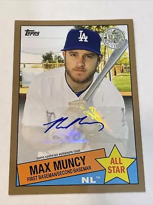 2020 Topps Max Muncy 1985 All Star Auto Gold #42/50 #85ASA-MMU Dodgers KB • $9.50
