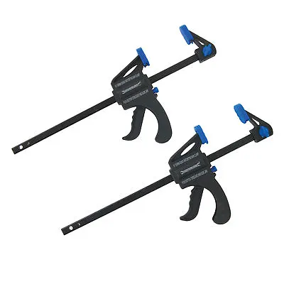  2-PACK-x-150mm - 6  QUICK-RELEASE-RATCHET-BAR-CLAMP-STRONG- LIGHT WEIGHT CLAMPS • £5.95